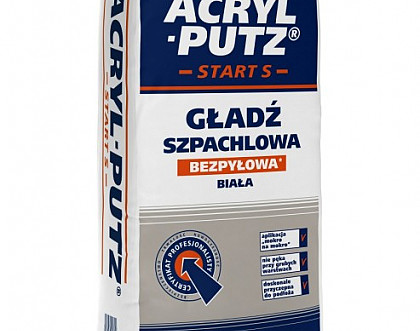 Szpachlowanie łatwiejsze z Acryl-Putz® START S