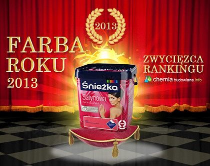 Śnieżka Satynowa Farbą Roku 2013!