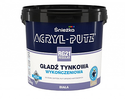 Idealnie gładkie ściany z ACRYL-PUTZ® RG 21 REGULAR