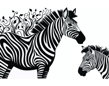 Zebra na ścianie – jak namalować na ścianie podobiznę zwierzęcia