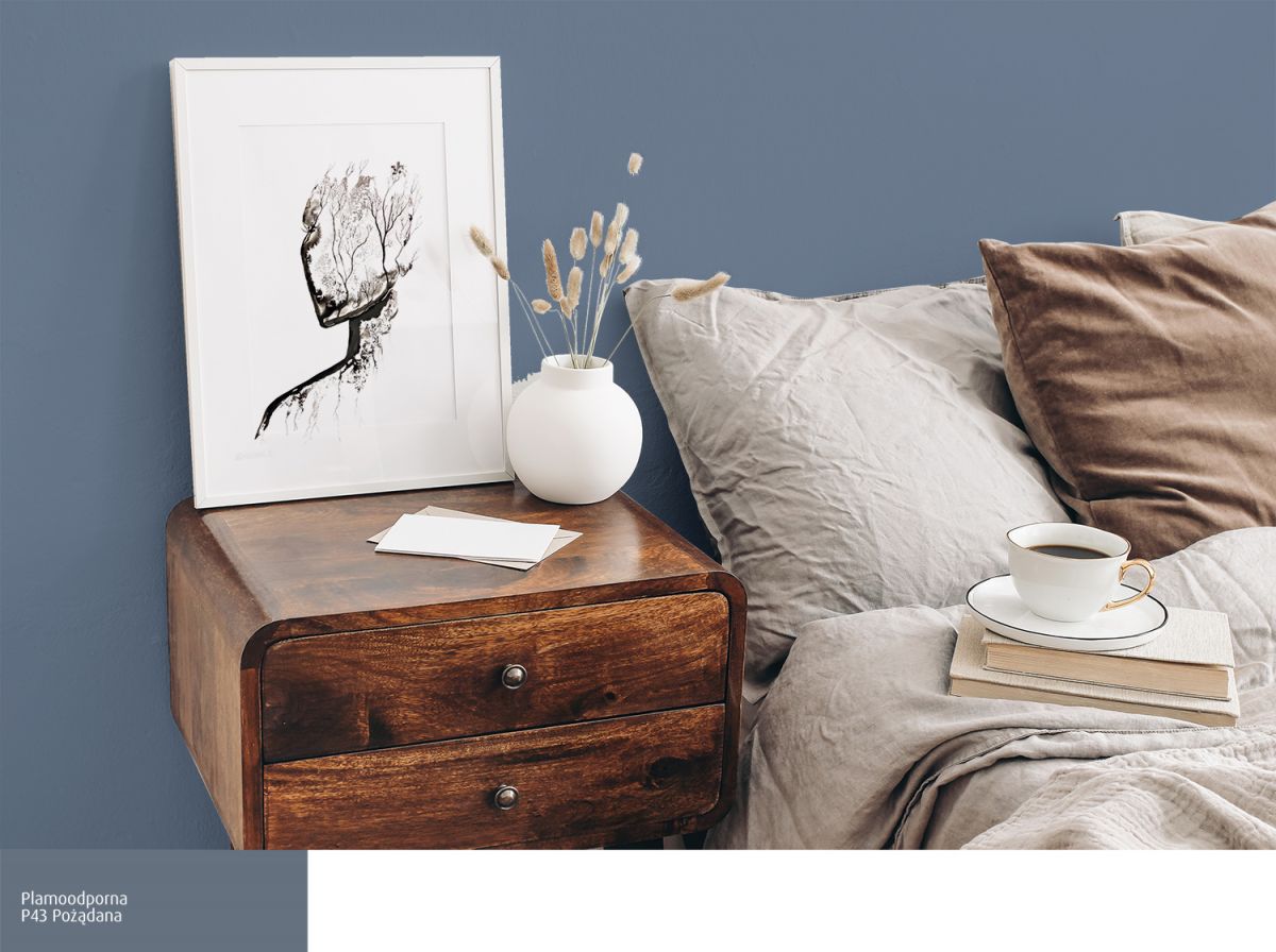 Kolor morski we wnętrzach.